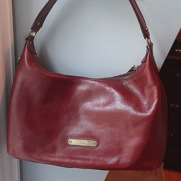 Cole Haan hobo bag burgundy - Picture 3 of 13